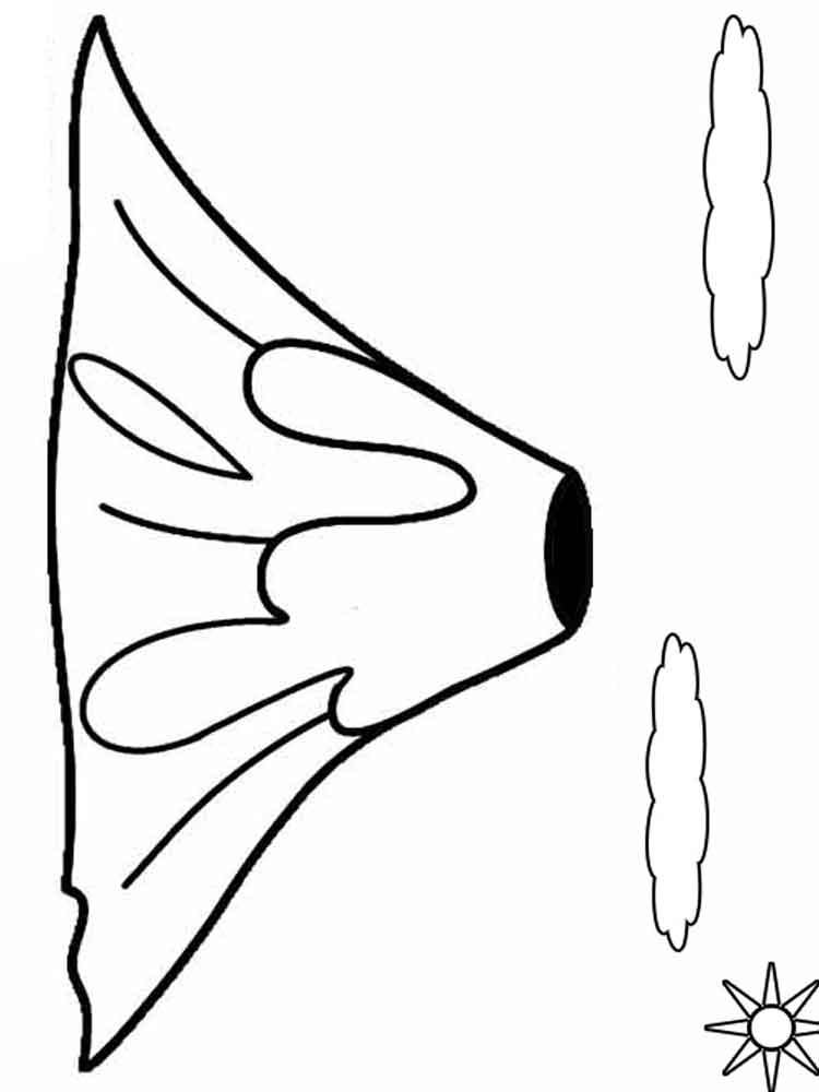 Раскраски для изучения окружающего мира. Раскрась извержение вулкана