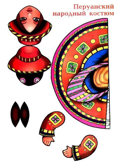 Готовые наборы для поделок кукол в национальных костюмах