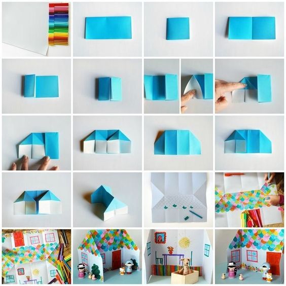 Поделки дома из бумаги или картона