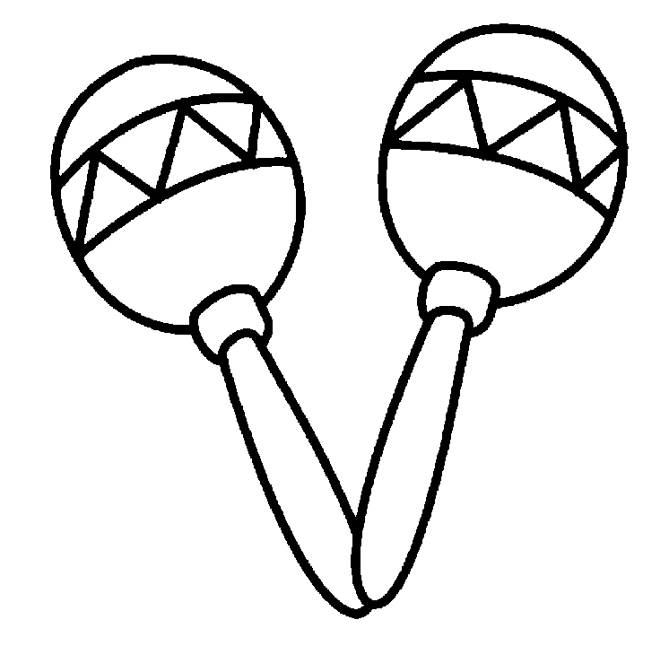 Раскраски с маракасами