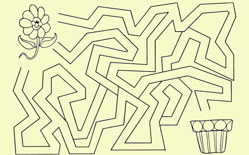 Задания на прохождение лабиринта. Раннее развитие детей