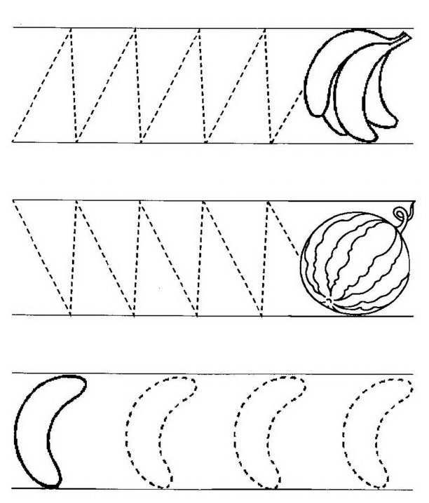 Первые прописи для подготовки руки к письму