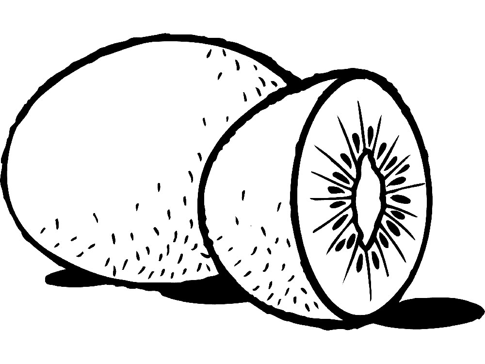 Детские раскраски для раннего развития детей с фруктами и ягодами 