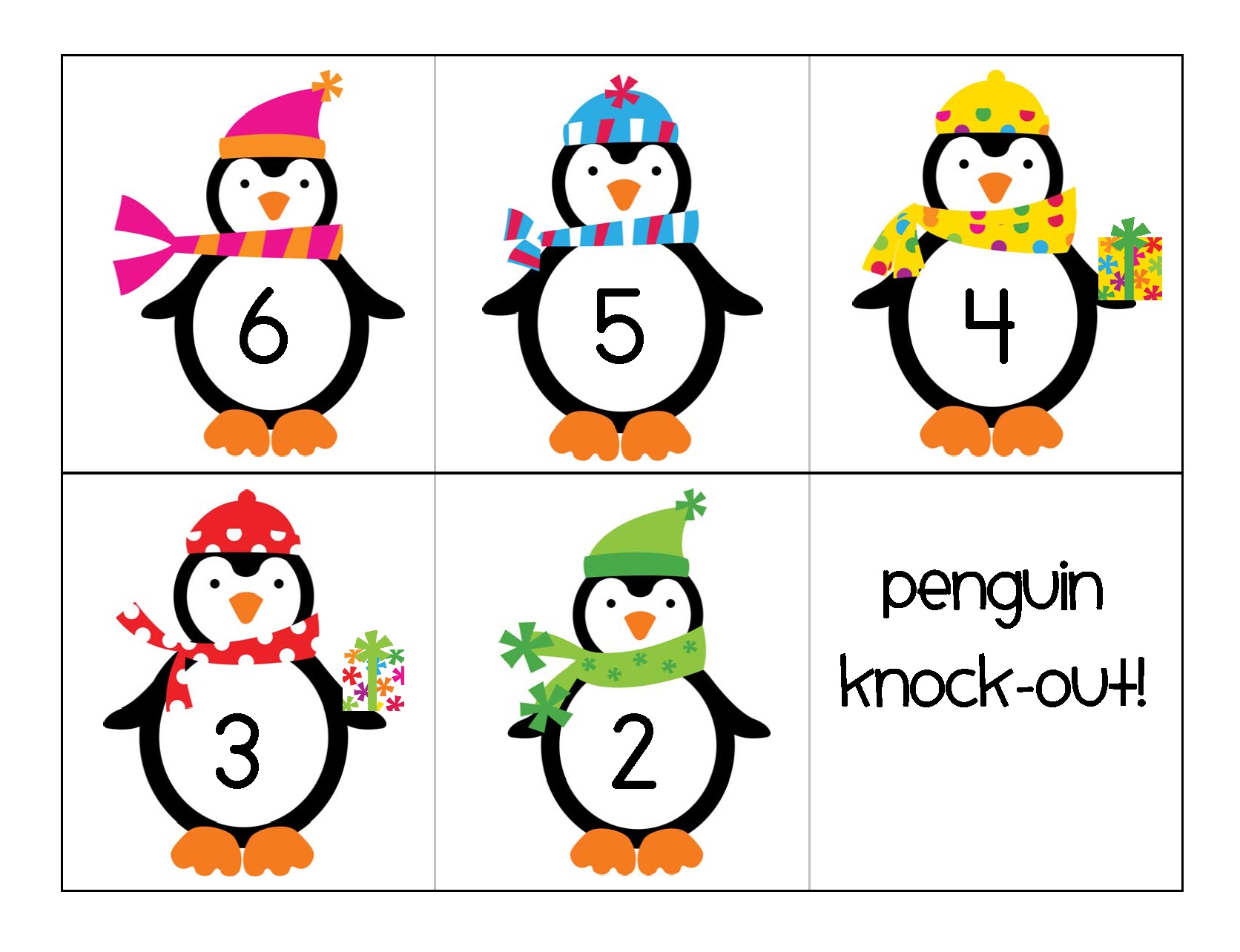 Учимся считать с пнигвинами