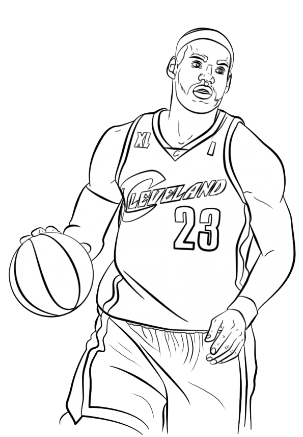 Раскраски баскетбол