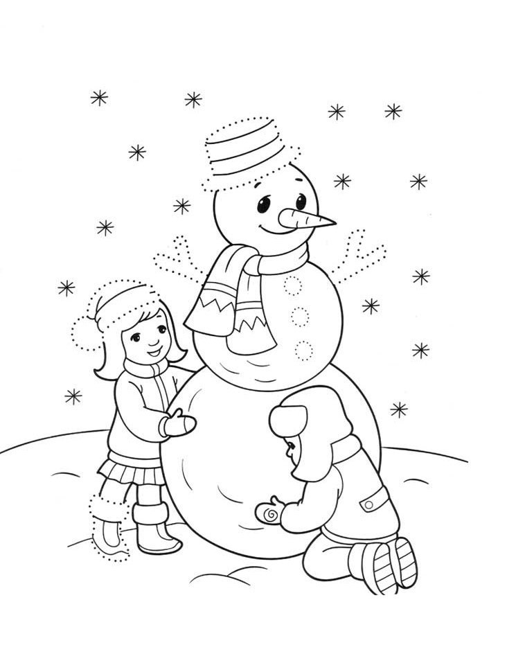 Задания для подготовки руки к письму. Соедини точки и раскрась 