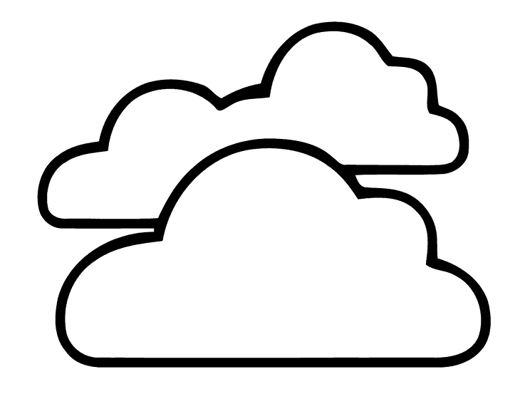 Облака и туча