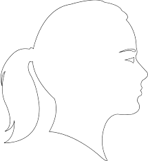 Контуры или шаблоны девочки для вырезания скачать и распечатать бесплатно онлайн