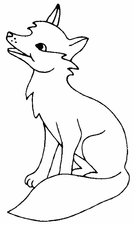 Раскраски хитрая лиса обманщица