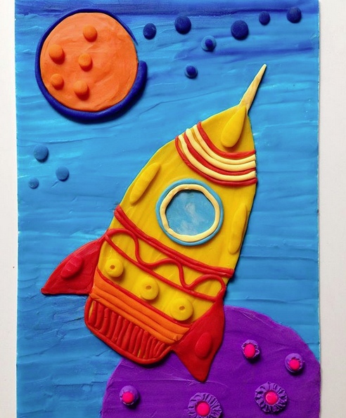 Пластилинография. Поделки животных из пластилина. Аппликация из пластилина