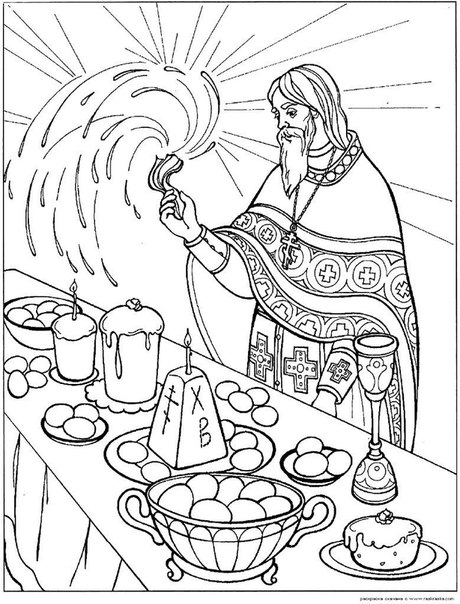 Пасхальные яйца и раскраски