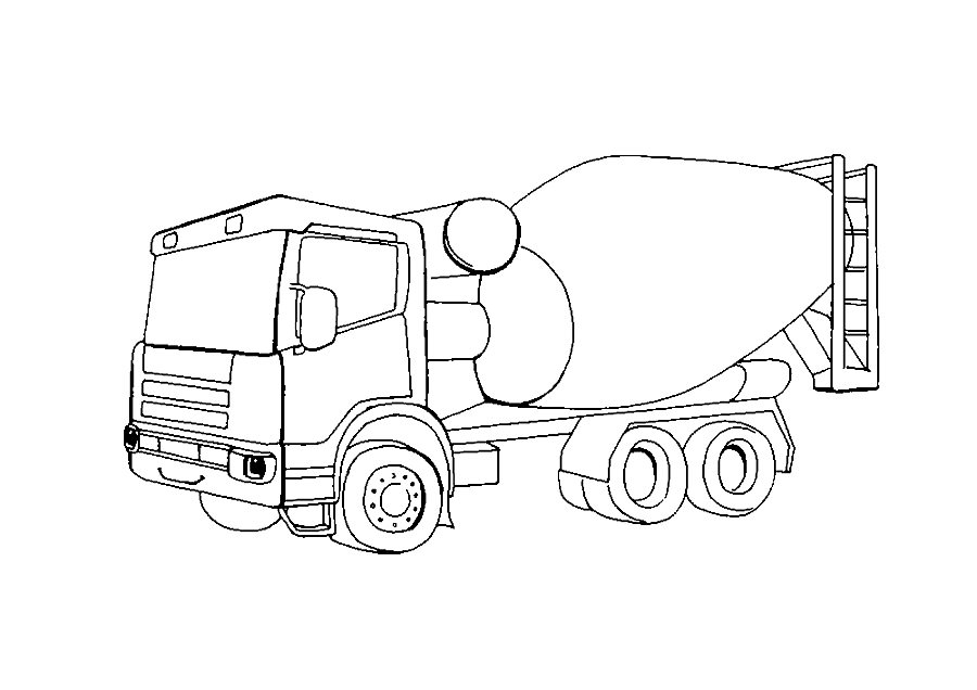 Строительная техника для мальчиков. Раскраски с тяжелой техникой