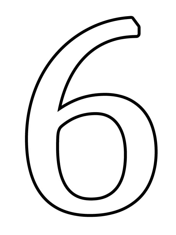 Цифры для печати на полный лист а4