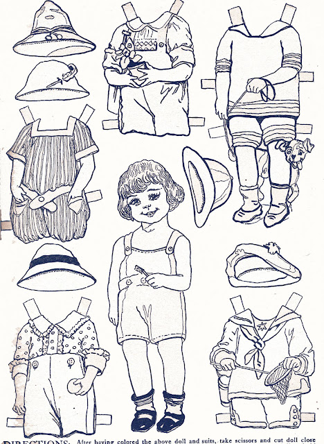 одень куклу. вырежи одежду и куклу из листа бумаги и раскрась ее