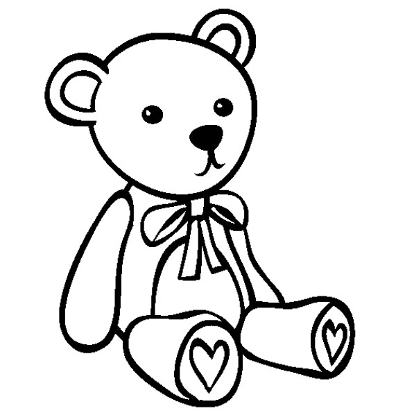 Раскраски с медведями и медвежатами