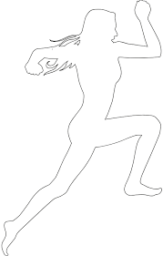 Контуры или шаблоны девочки для вырезания скачать и распечатать бесплатно онлайн