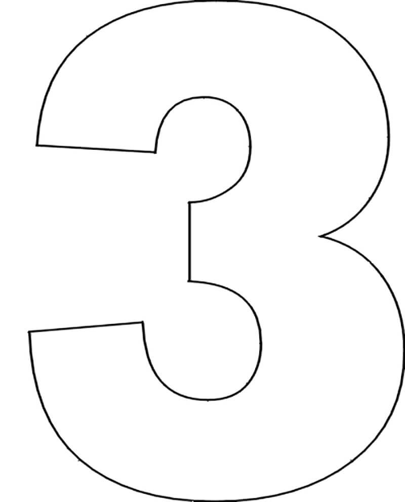 Цифры для печати на полный лист а4