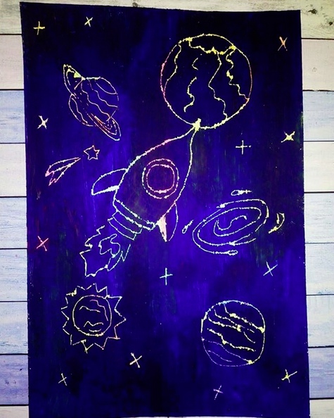 Гравюры поделки ко дню космонавтики 