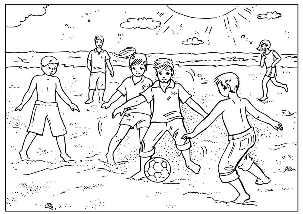 Раскраски про лето