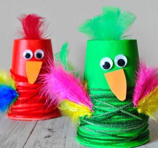 Поделки из пластиковых стаканчиков