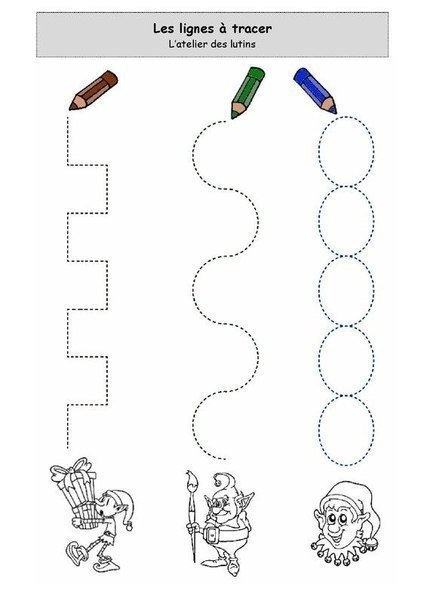 Простые графомоторные дорожки 