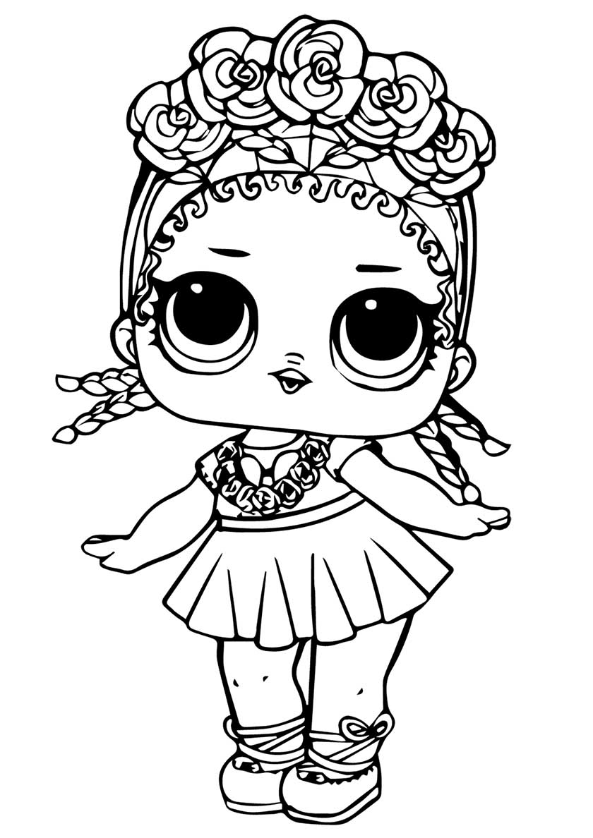 Раскраски куклы лол для девочек скачать бесплатно онлайн