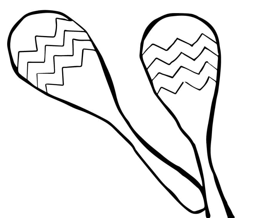 Раскраски с маракасами