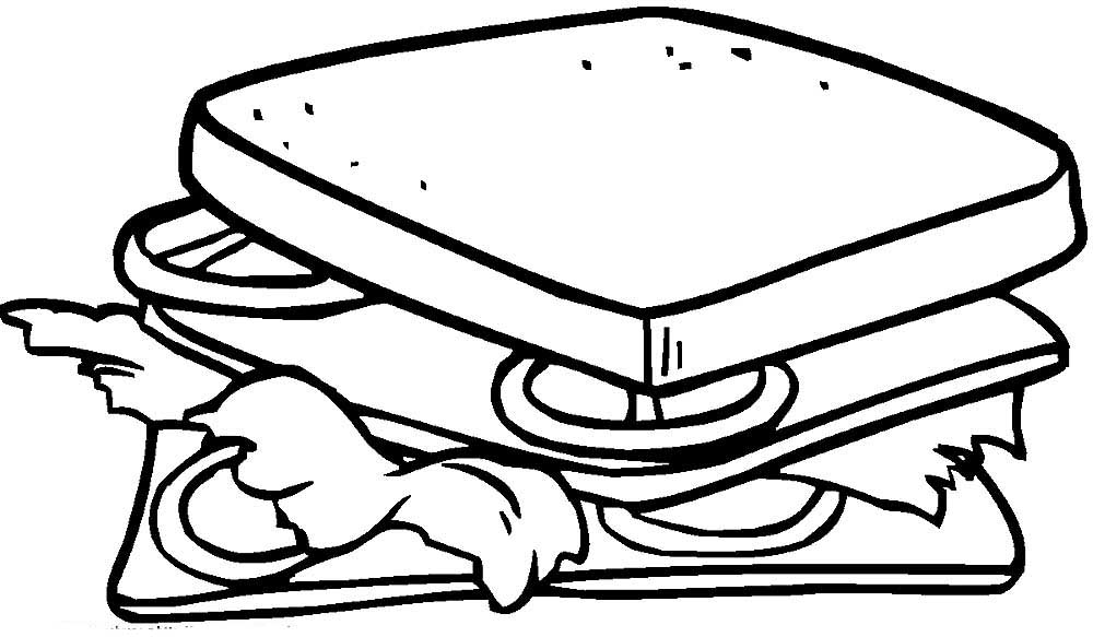 еда для перекуса. Быстро готовящаяся еда. Бутерброд