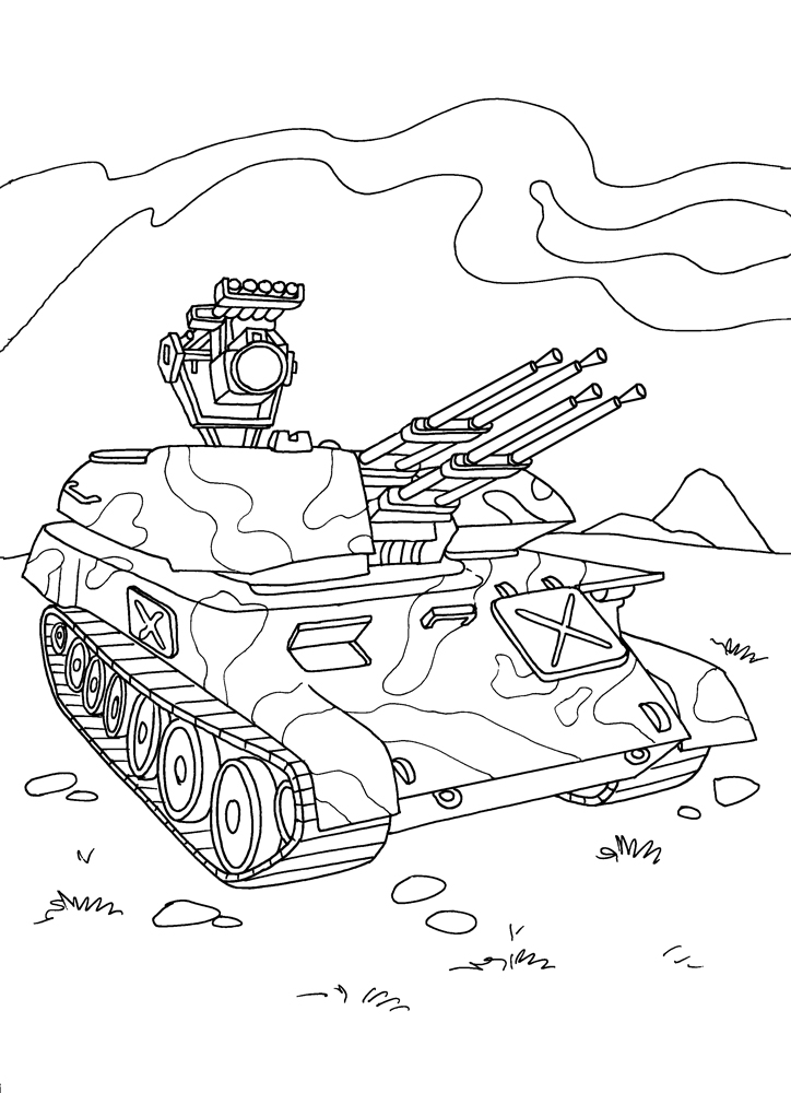 Раскраски систем противовоздушной обороны и противоракетные системы