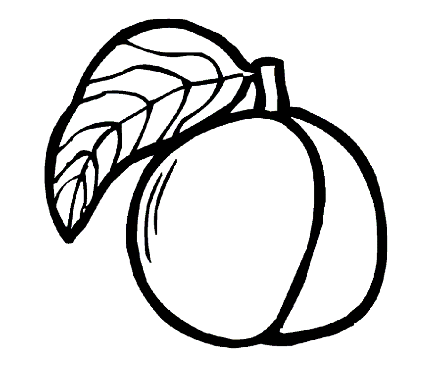 Детские раскраски для раннего развития детей с фруктами и ягодами 