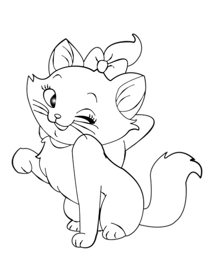 Коты. Раскраски с грациозными домашними животными 