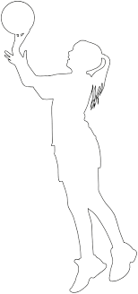 Контуры или шаблоны девочки для вырезания скачать и распечатать бесплатно онлайн