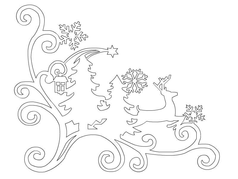 Узоры для вырезания оформления окон для оформления праздников, резьбы по дере...