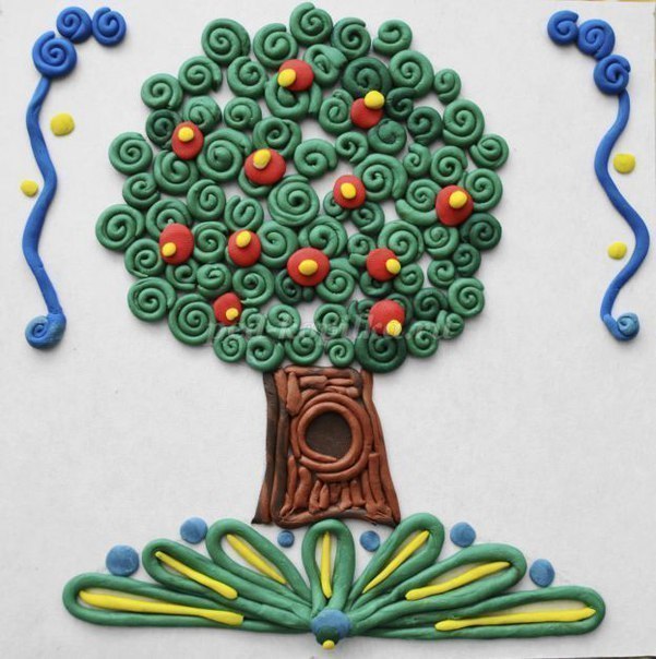 Поделки из пластилина на тему природа животные насекомые