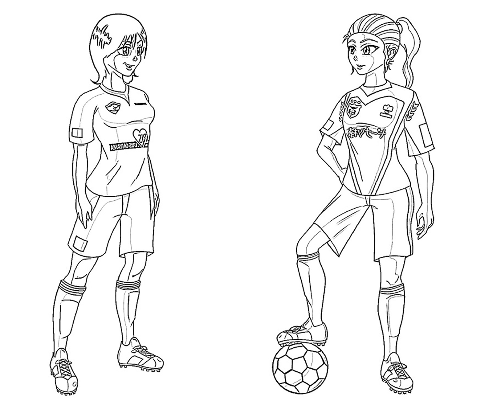 Раскраски с игрой футбол