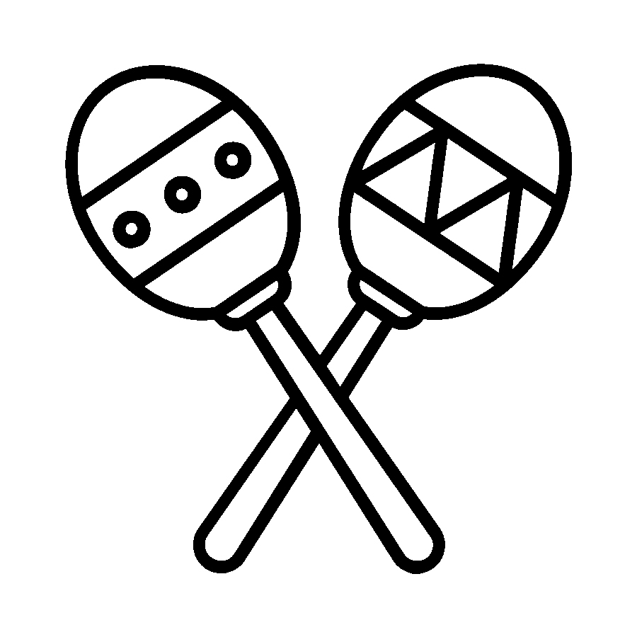 Раскраски с маракасами