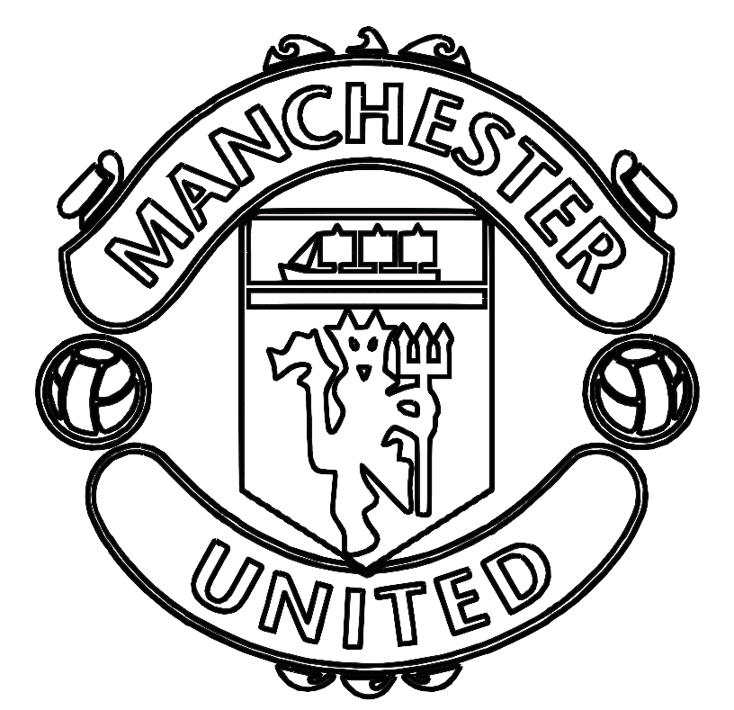 Раскраски про футбол. Футболисты известных клубов и логотипы клубов. 