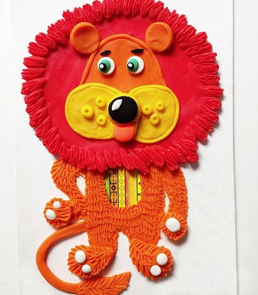 Пластилинография. Поделки животных из пластилина. Аппликация из пластилина