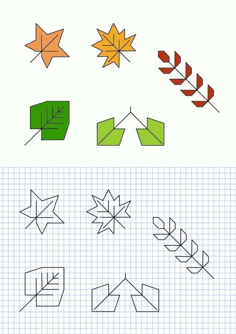 Прописи с рисунками по клеточкам. Задания где нужно повторить рисунок по клет...