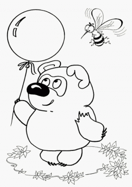 Раскраски с медведями и медвежатами