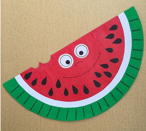 Аппликация арбуз