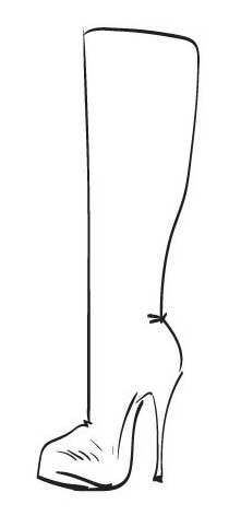 Раскраски с сапогами. Обувь. Раскраски для вырезания и раскрашивания