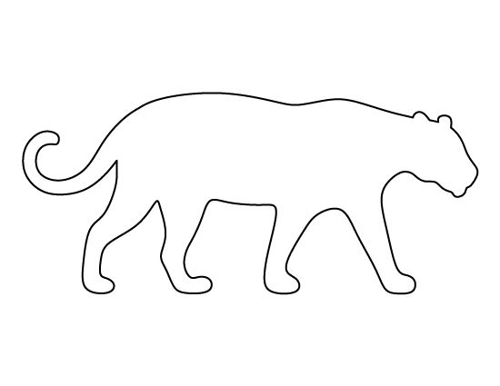 Контуры и шаблоны животных для вырезания раскрашивания или аппликации
