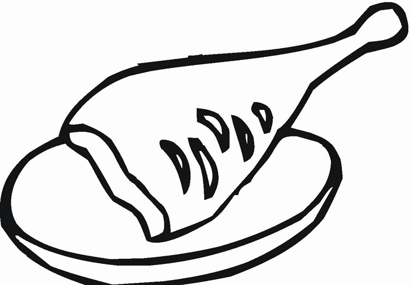 куски мяса для раскрашивания