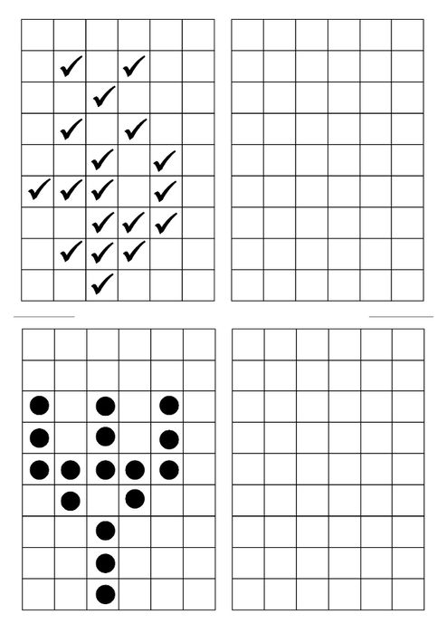 Задания в которых нужно нарисовать узор по образцу для развития внимательности