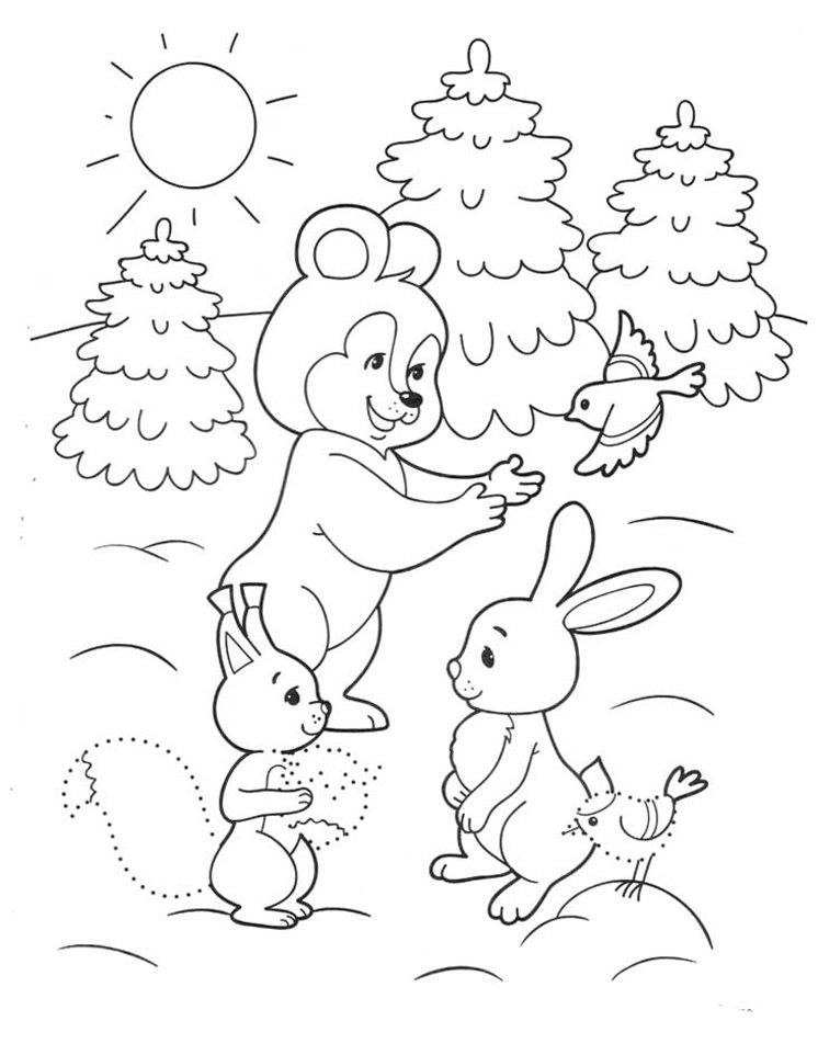 Задания для подготовки руки к письму. Соедини точки и раскрась 