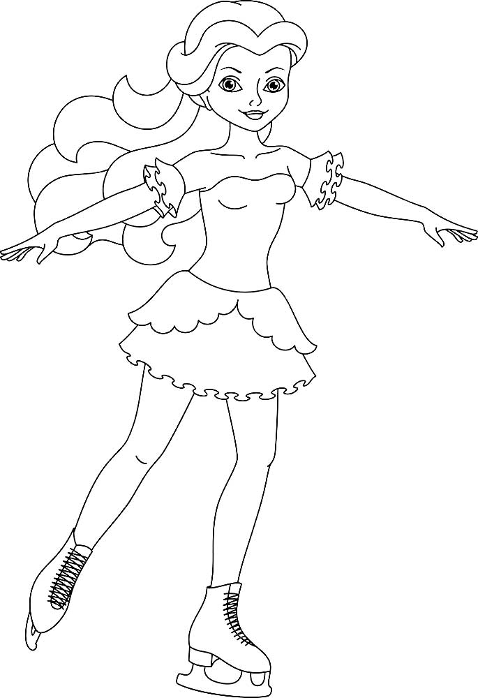 Катание не льду фигуристов. Фигурное катание в коньках