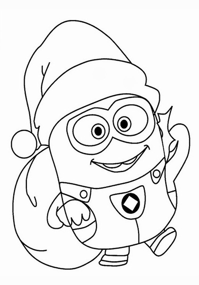 Раскраски из мультфильмов Гадкий я 1 2 3 с миньонами