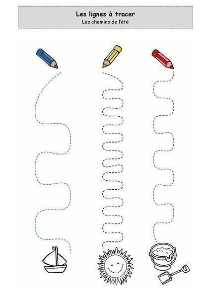 Простые графомоторные дорожки 