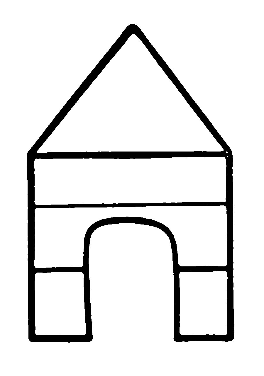 Детский конструктор из блоков. Раскраски 